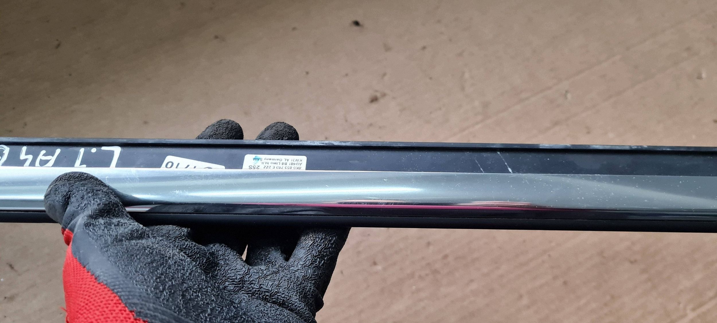 A4 B8 LIFT moulding dust windows left left rear part CHROM 8K0853763E