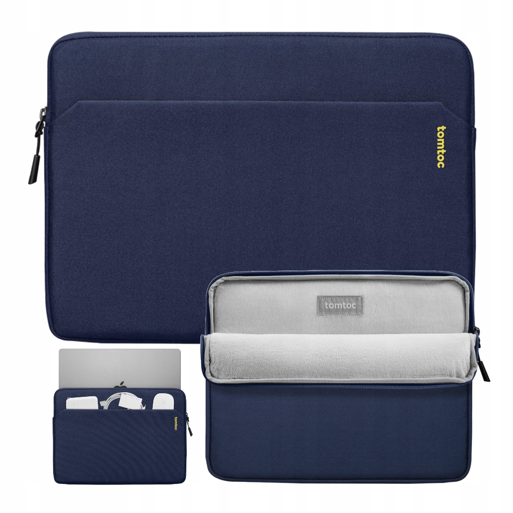 Etui Pokrowiec Na Laptopa 15" Macbook Air Dell Hp Wodoodporne Granatowe