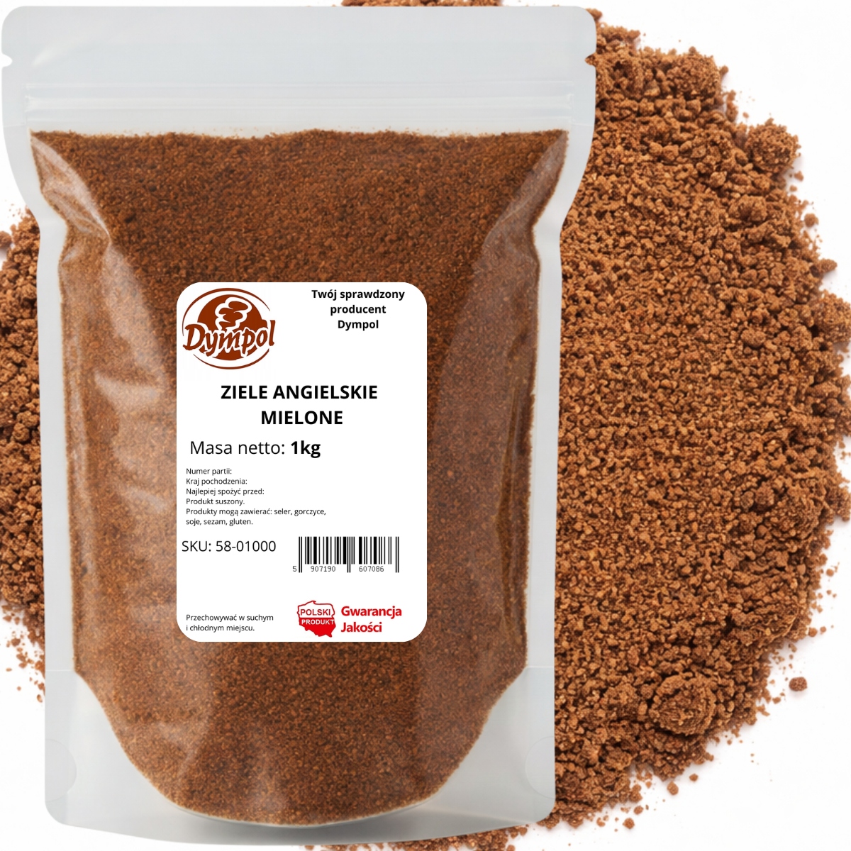 Nové Koření Mletá přírodní aromatická kvalita Premium Dympol 1 kg