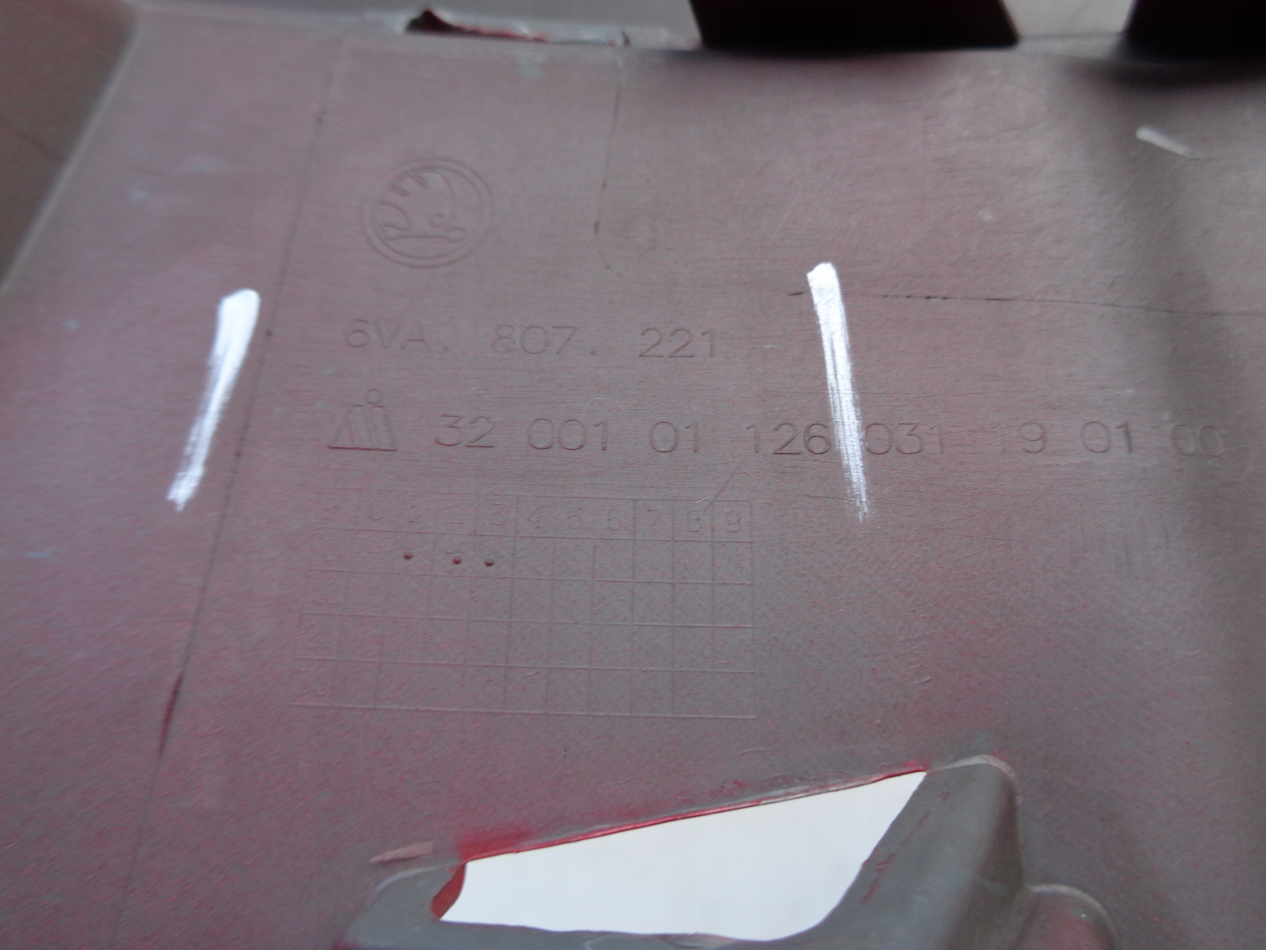 front bumper SKODA FABIA IV 4 6VA 21- NR 51399