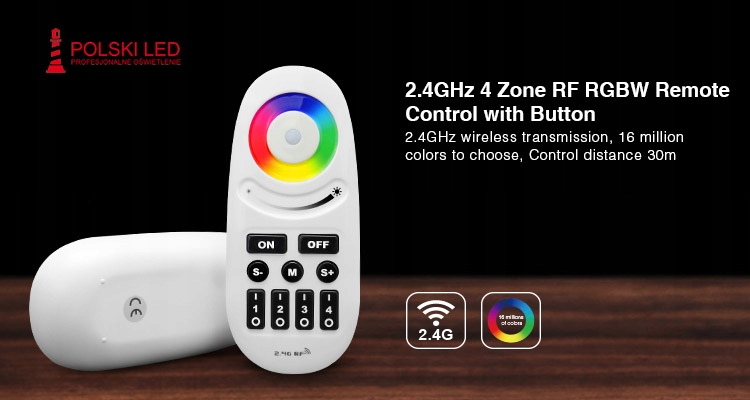 Mi.Light PILOT RF 4 STREFOWY RGB RGB+W FUT095 Kod producenta DA-103-FUT095