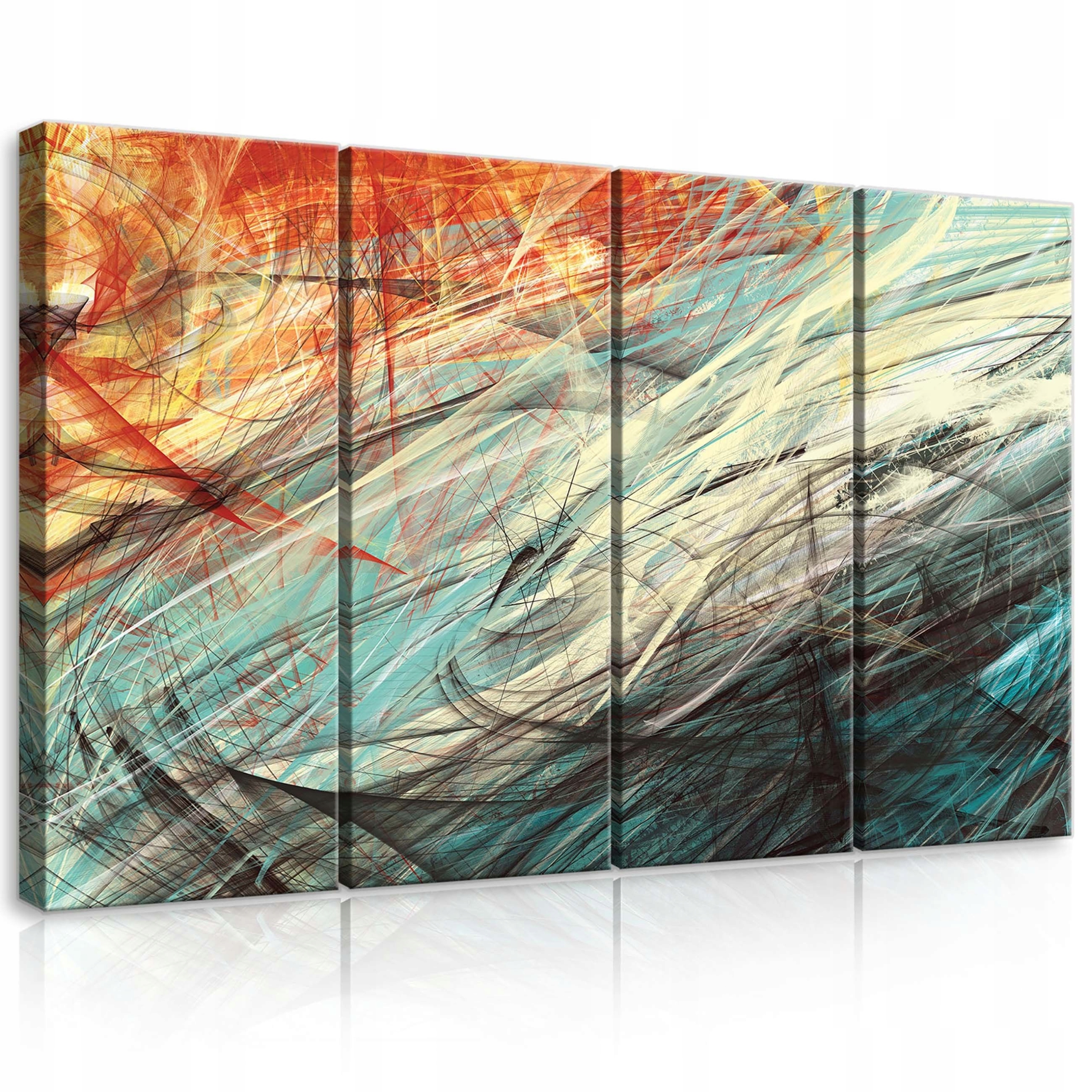 Obraz 120x80 Abstrakcia dynamika energia pohyb polypov moderné umenie