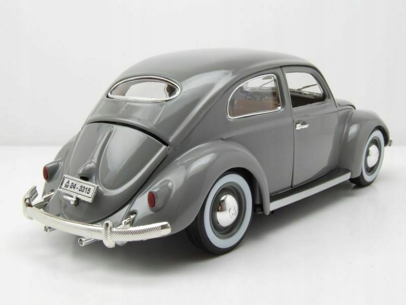 Volkswagen Vw Beetle 1955 Grey Bburago 1:18