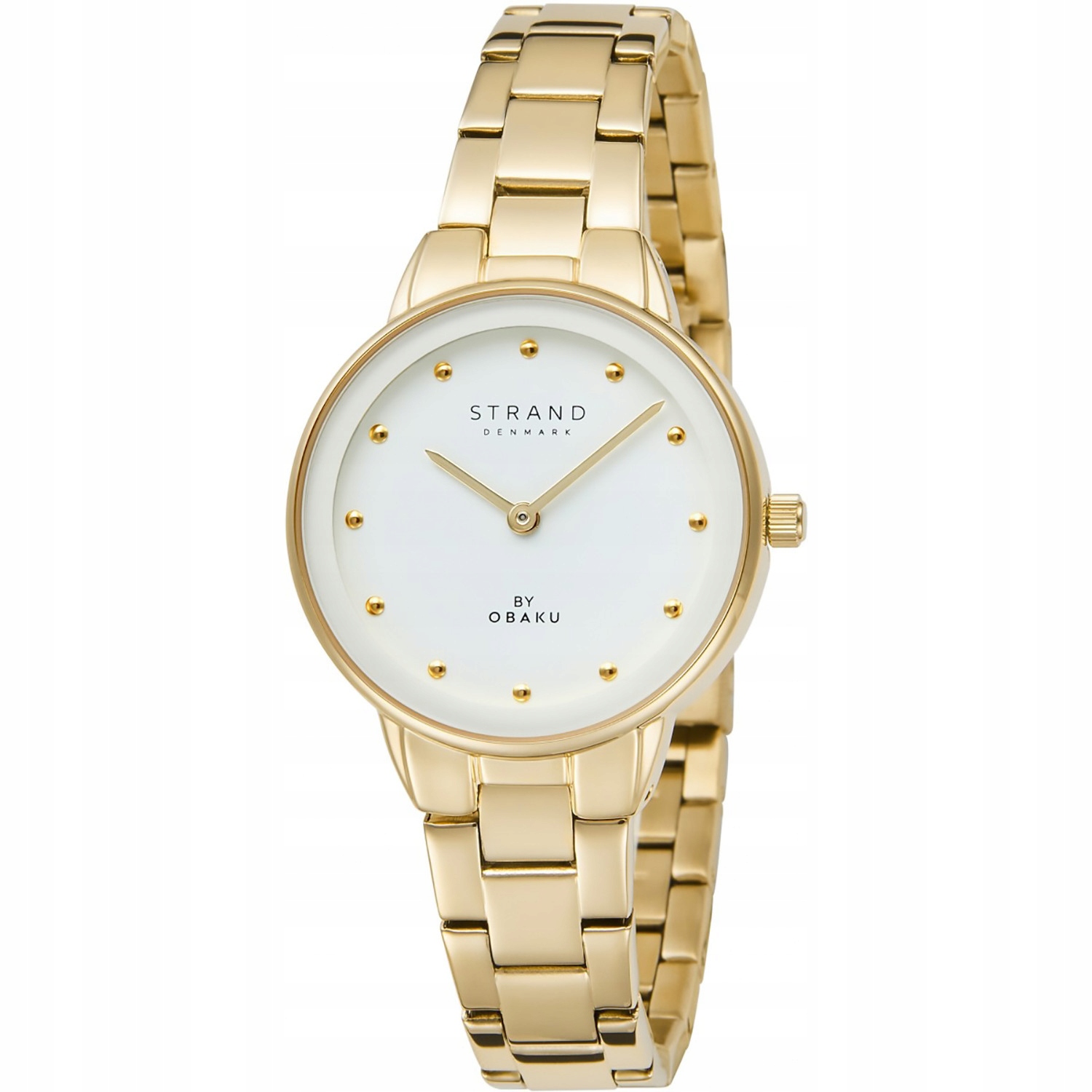 Dámské hodinky Strand S750LXGWSG zlaté