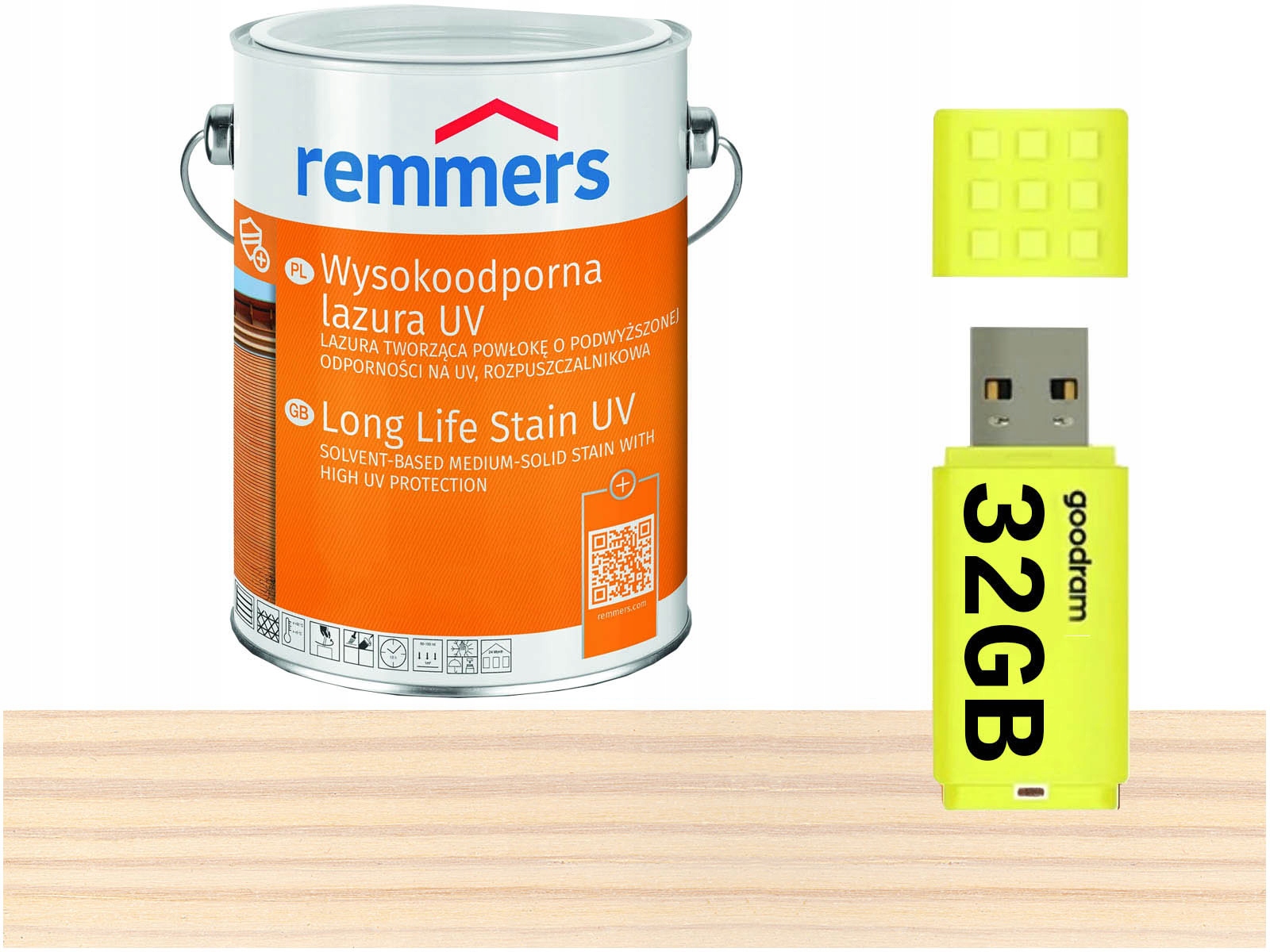 Remmers Langzeit-Lasur Uv+ impregnace 2,5L Bílá