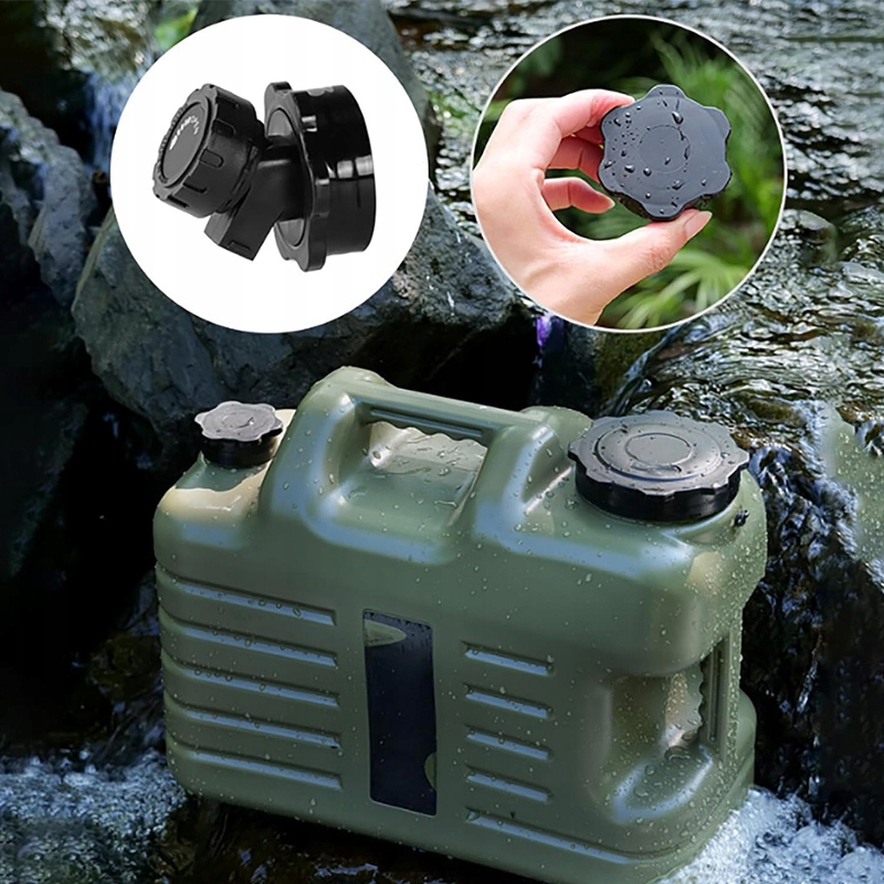 BUTELKA KANISTER NA WODĘ Z KRANEM I UCHWYTEM VIO PET-TG 11L - ZIELONY Marka ViO