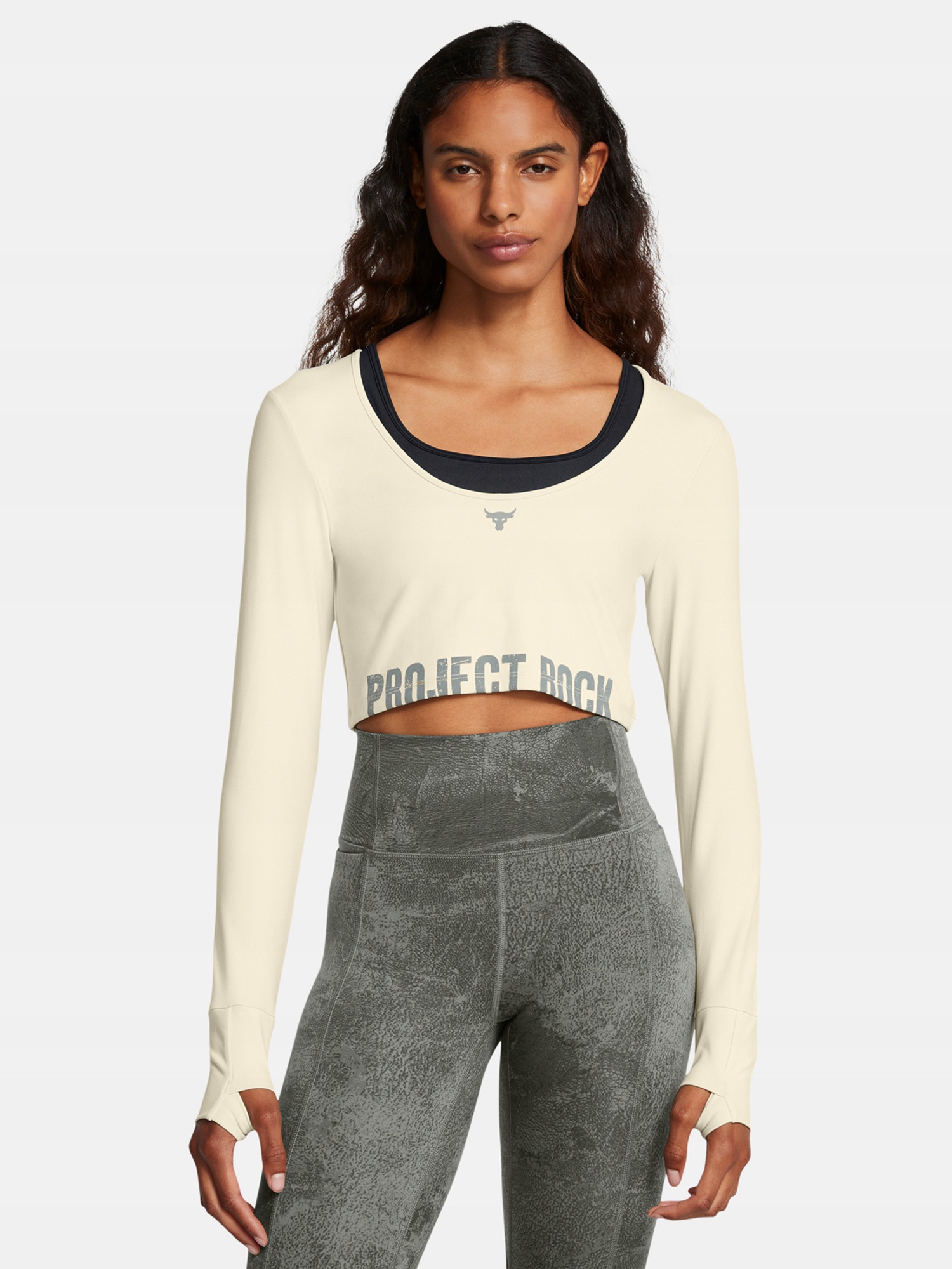Under Armour Dámské tričko Pjt Rck Lg Ls Workout Top