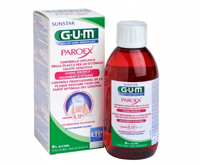 

Sunstar Gum Paroex 0.12% Płyn do płukania 300 ml