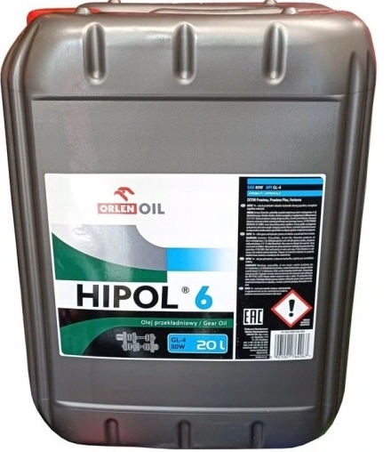 

Olej Przekładniowy Orlen Hipol 6 GL4 80W 20L