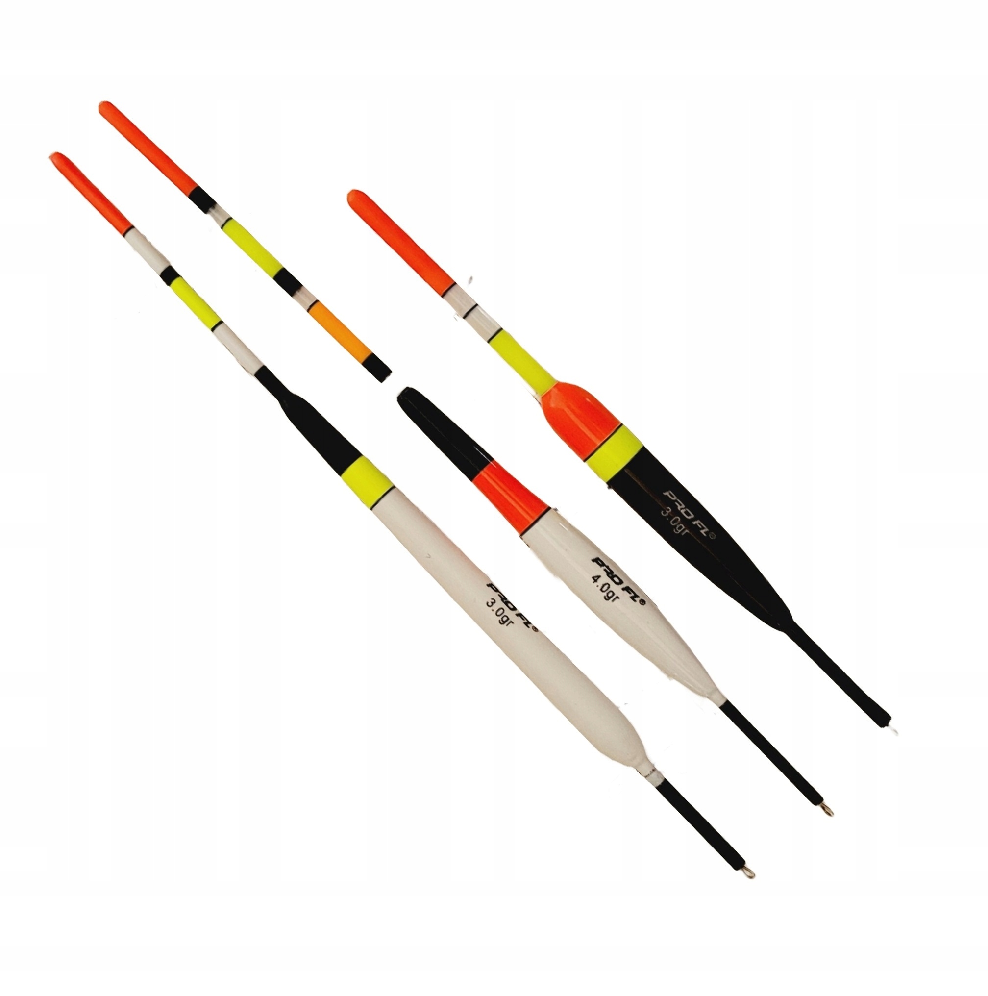 Zestaw Spławików 3 x spławik Przelotowy balsa