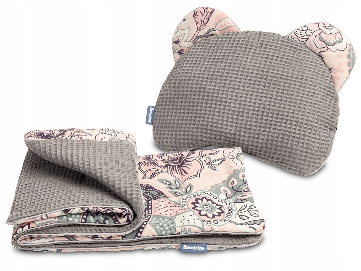 

Komplet Kołderka/ Kocyk + Poduszka Miś Do Wózka