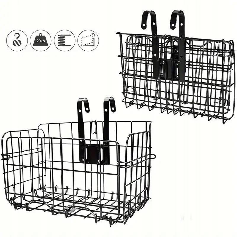 Zooenie Přední košík na kolo Skládací Košík do 15 kg na řídítka