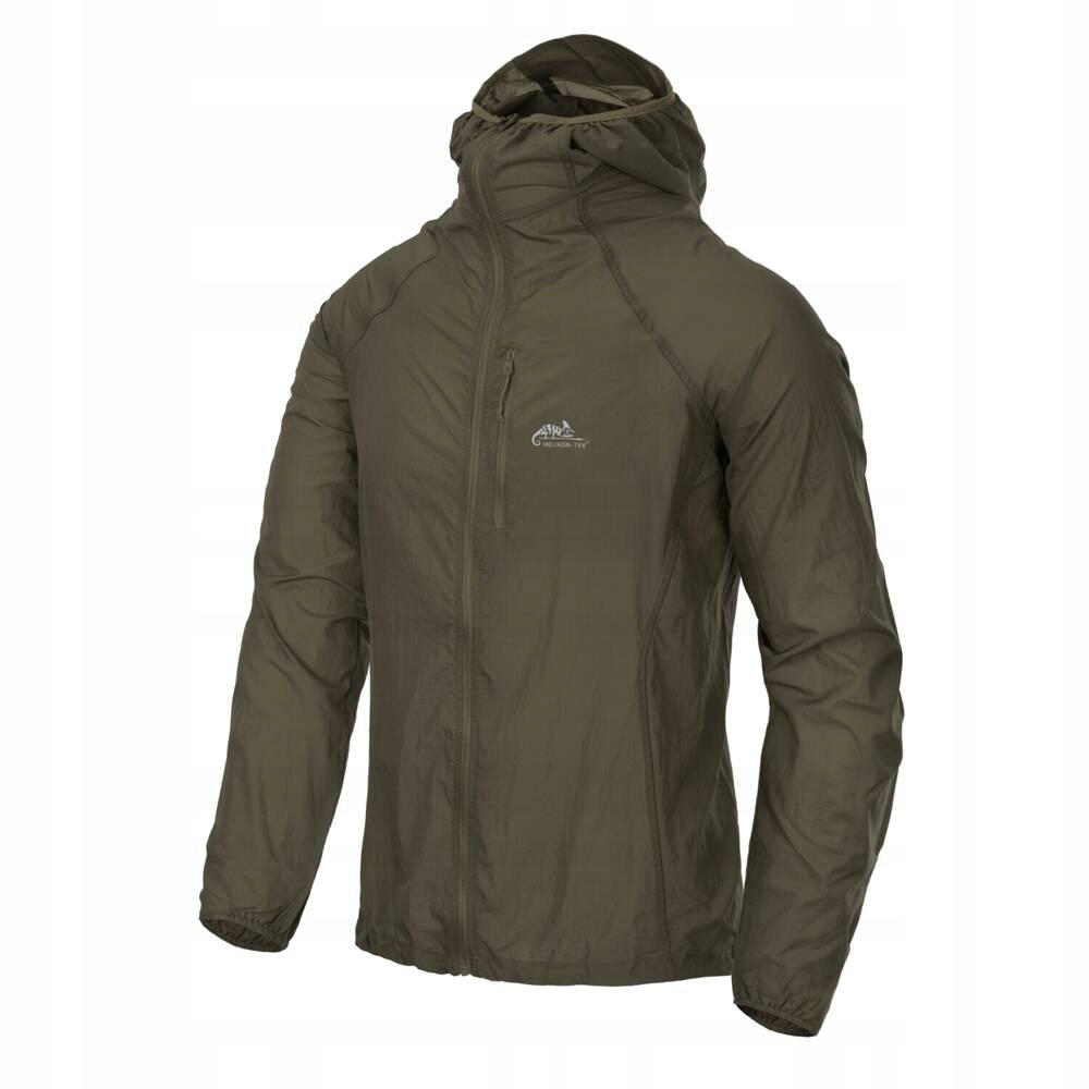 Bunda větrovka Helikon Tramontane s kapucí outdoorová Taiga Green M