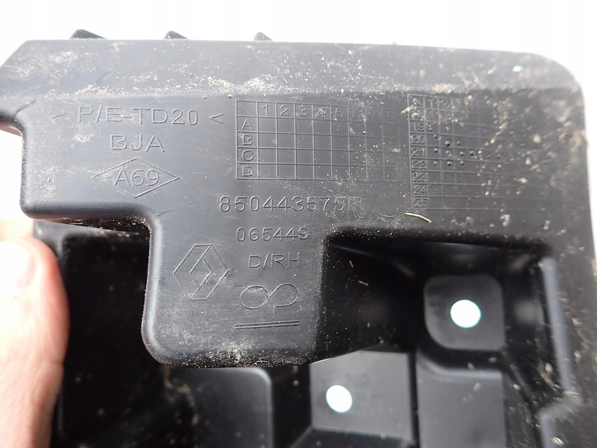 RENAULT CLIO V 5 19-> holder support right rear part rear