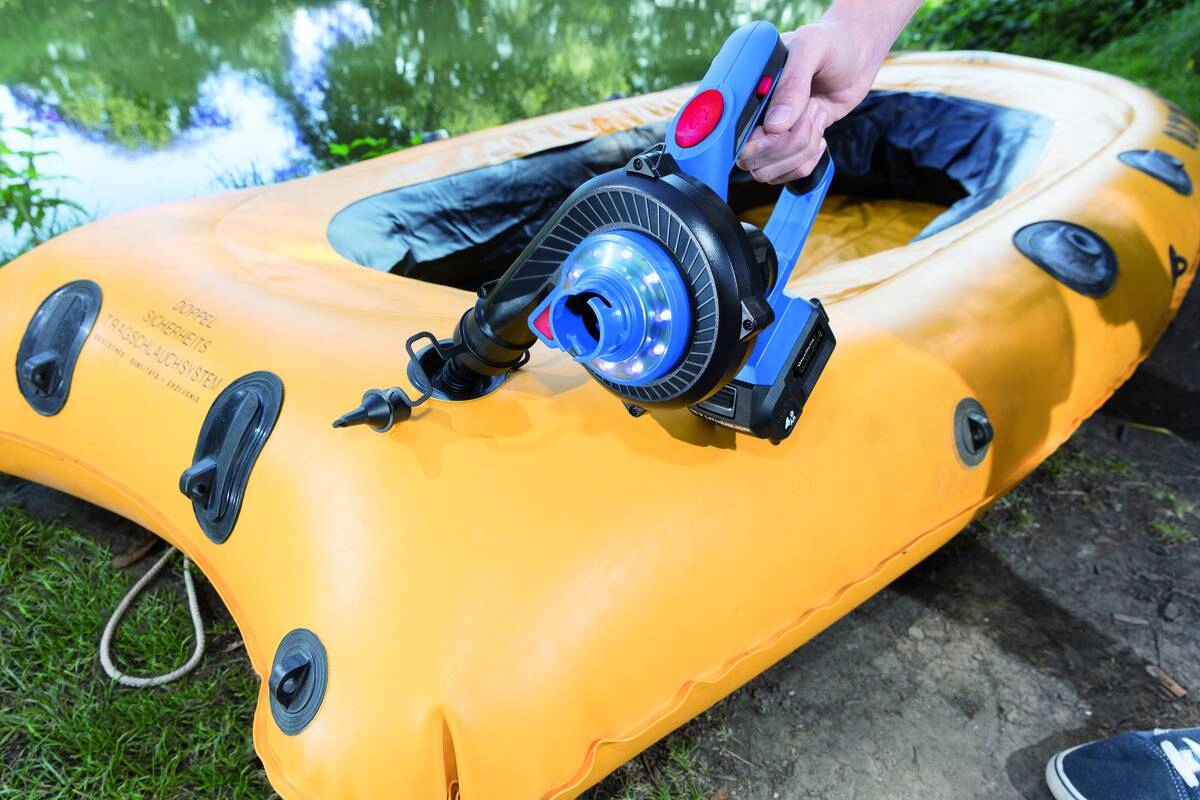 Akumulatorowa dmuchawa turbo 18 V Li-Ion + dysze Wydajność 1 m3/min