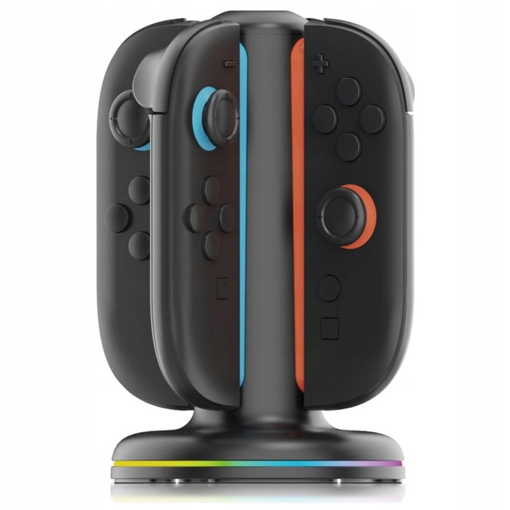 STACJA ŁADUJĄCA iPEGA DO JOYCON NINTENDO SWITCH Z ŁADOWARKĄ DO 4 PADÓW