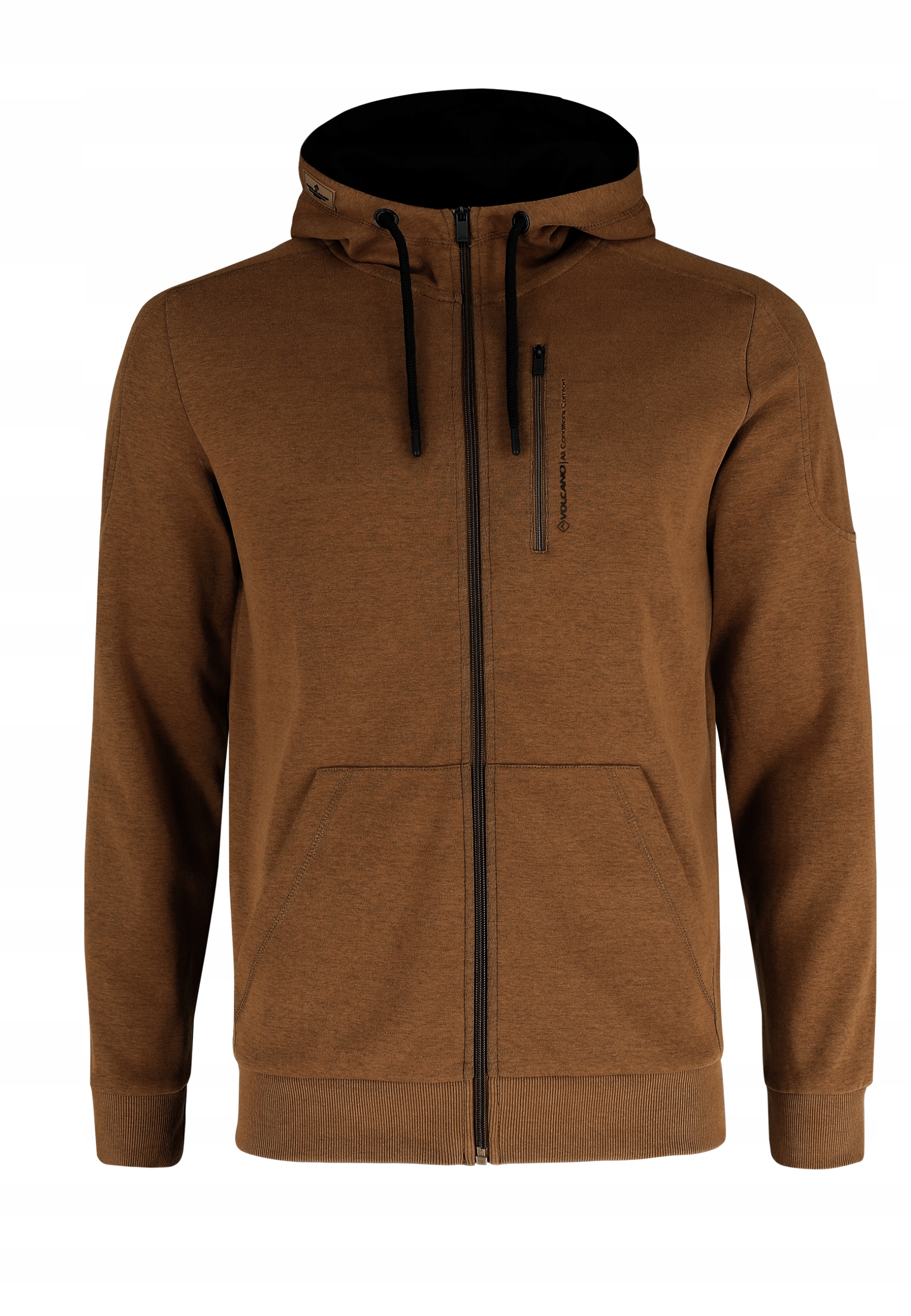 MĘSKA BLUZA Z KAPTUREM ROZPINANA VOLCANO B-NORD M Rękaw długi rękaw