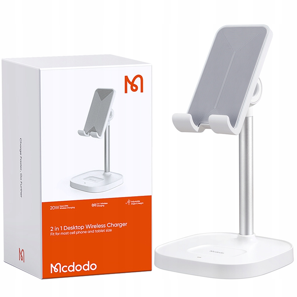 

Mcdodo Ładowarka Indukcyjna 2W1 Stojak Na Telefon