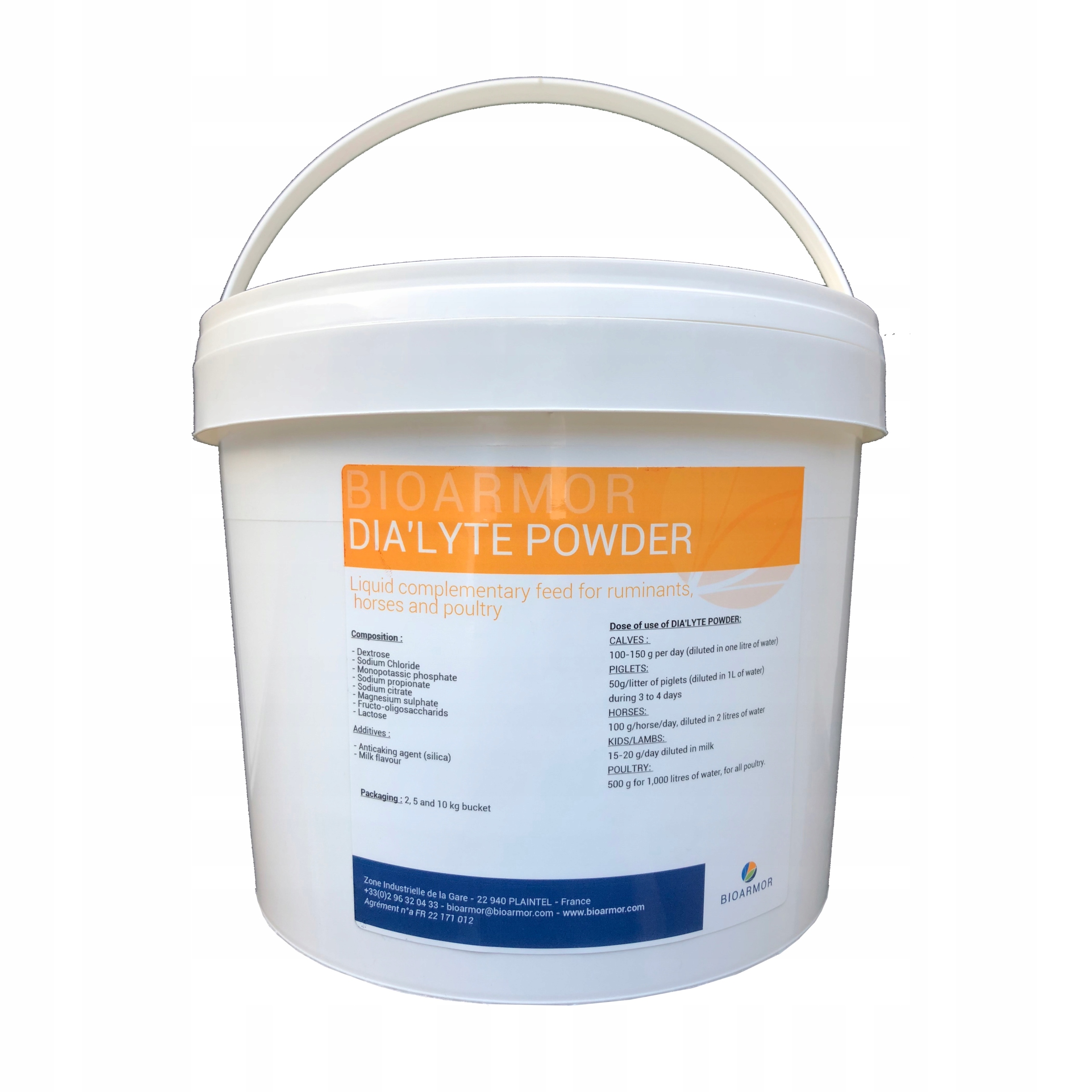 Biegunka U Cieląt Prosiąt Drobiu Elektrolity hamuje infekcję Dialyte 10kg