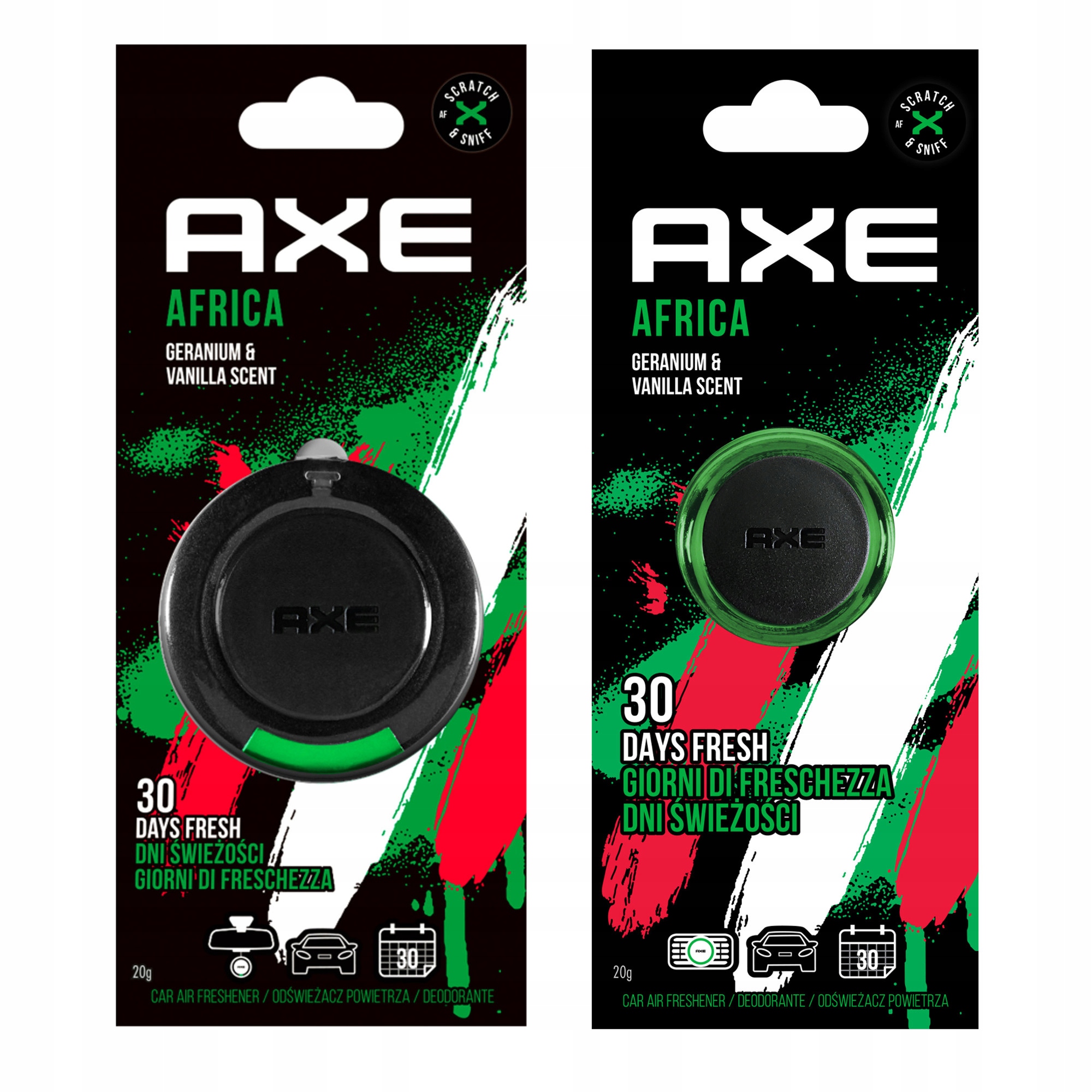 

Axe Africa Zestaw Zapachów Do Samochodu