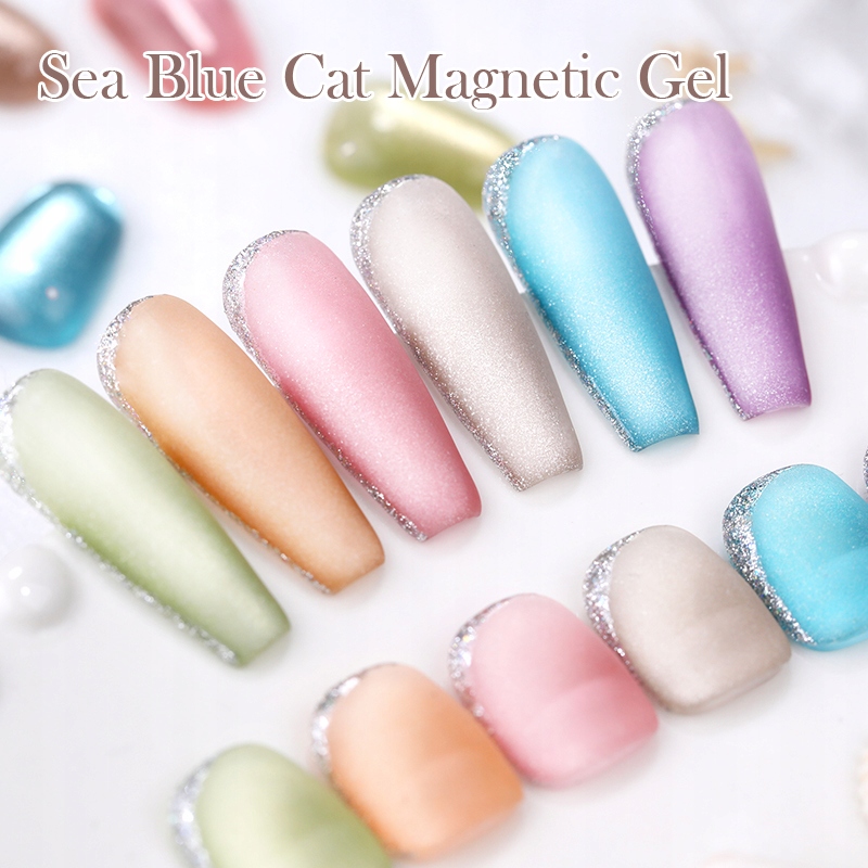 BORN PRETTY - Sea Blue Cat Eye - LAKIER MAGNETYCZNY / KOCIE OKO - 14 Marka Born Pretty