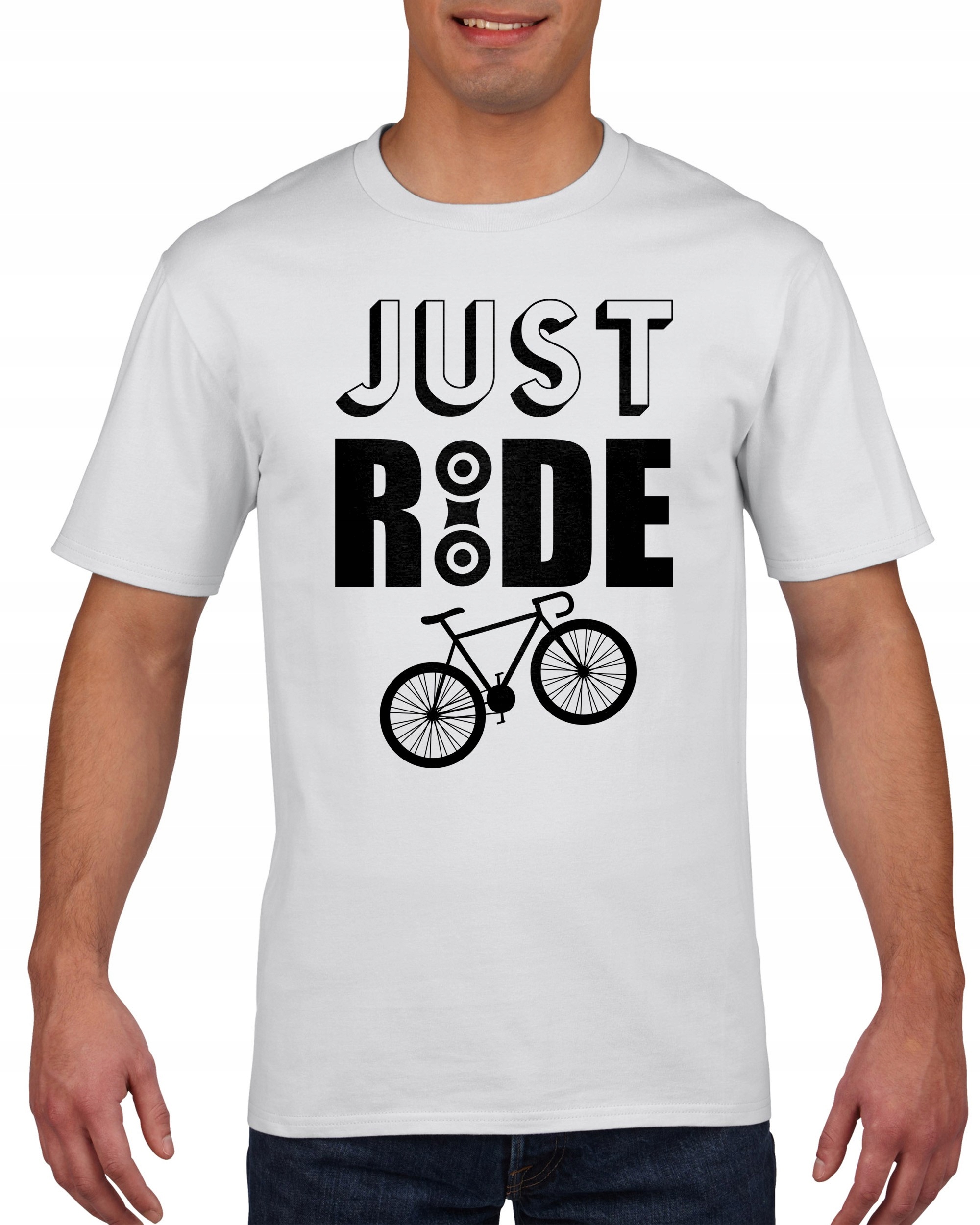 

Koszulka męska Just ride - rower L