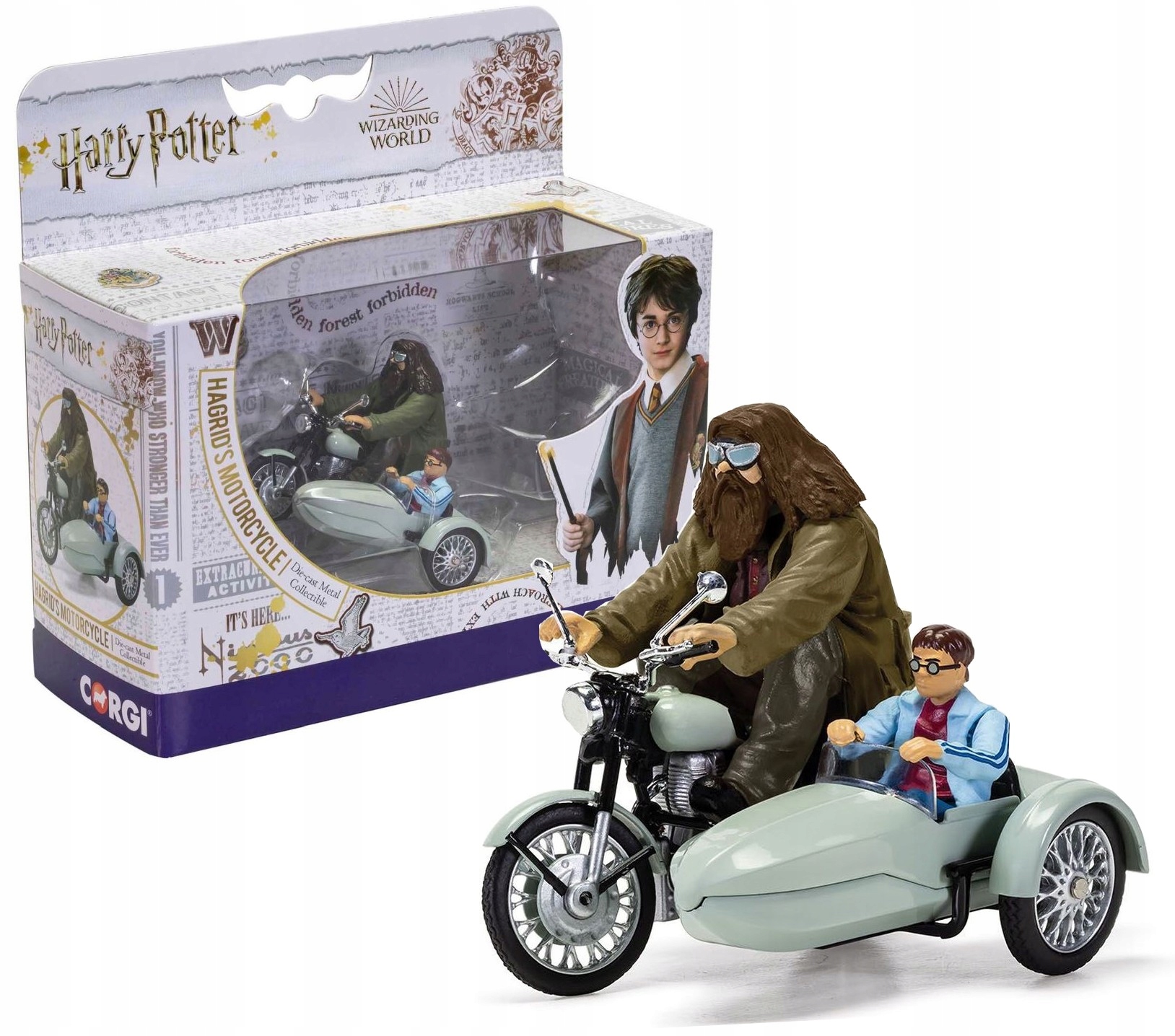 Corgi Harry Potter Motorka Hagrida s figurkami