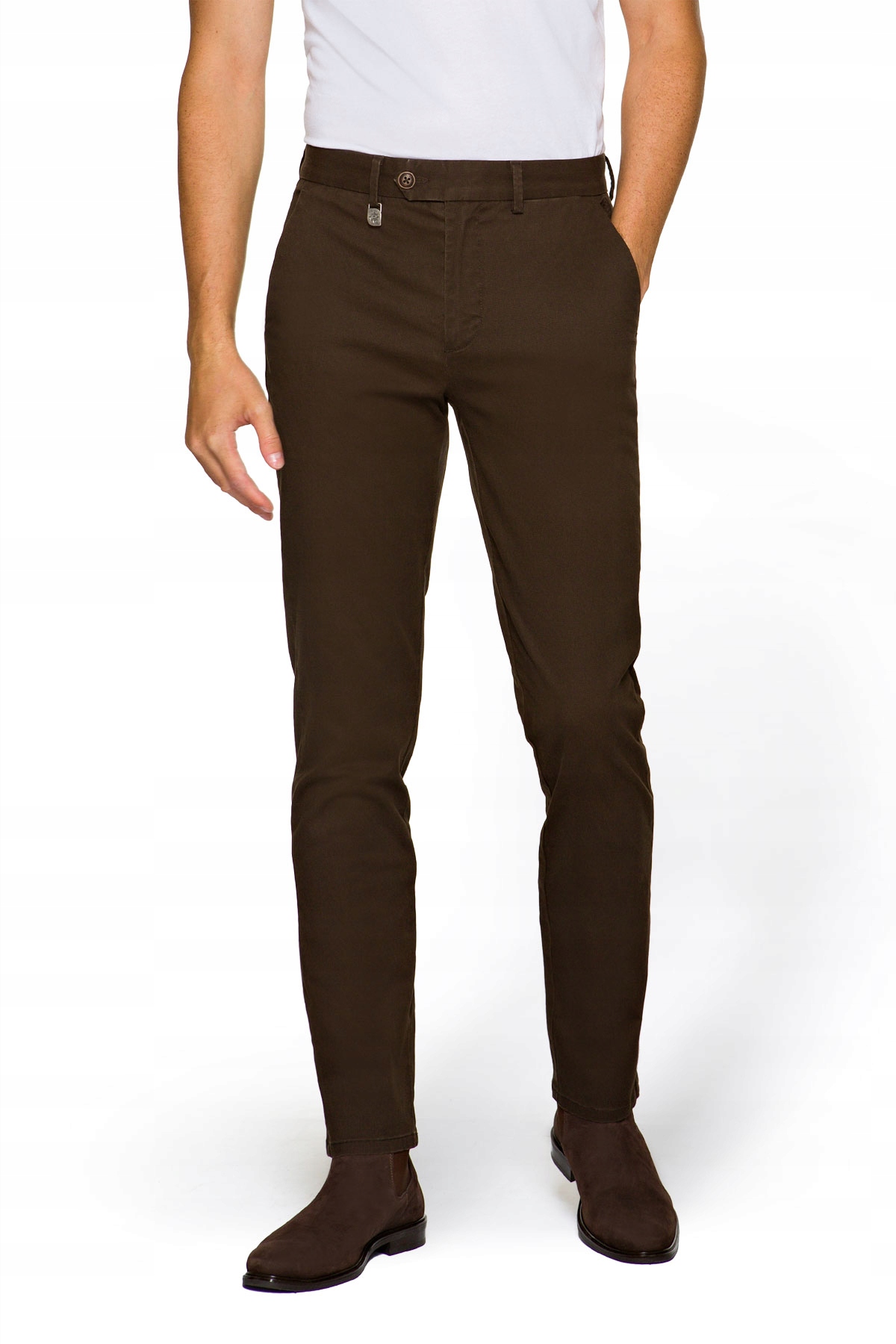 

Spodnie Brązowe Chino Lancerto Madrid W31/L32