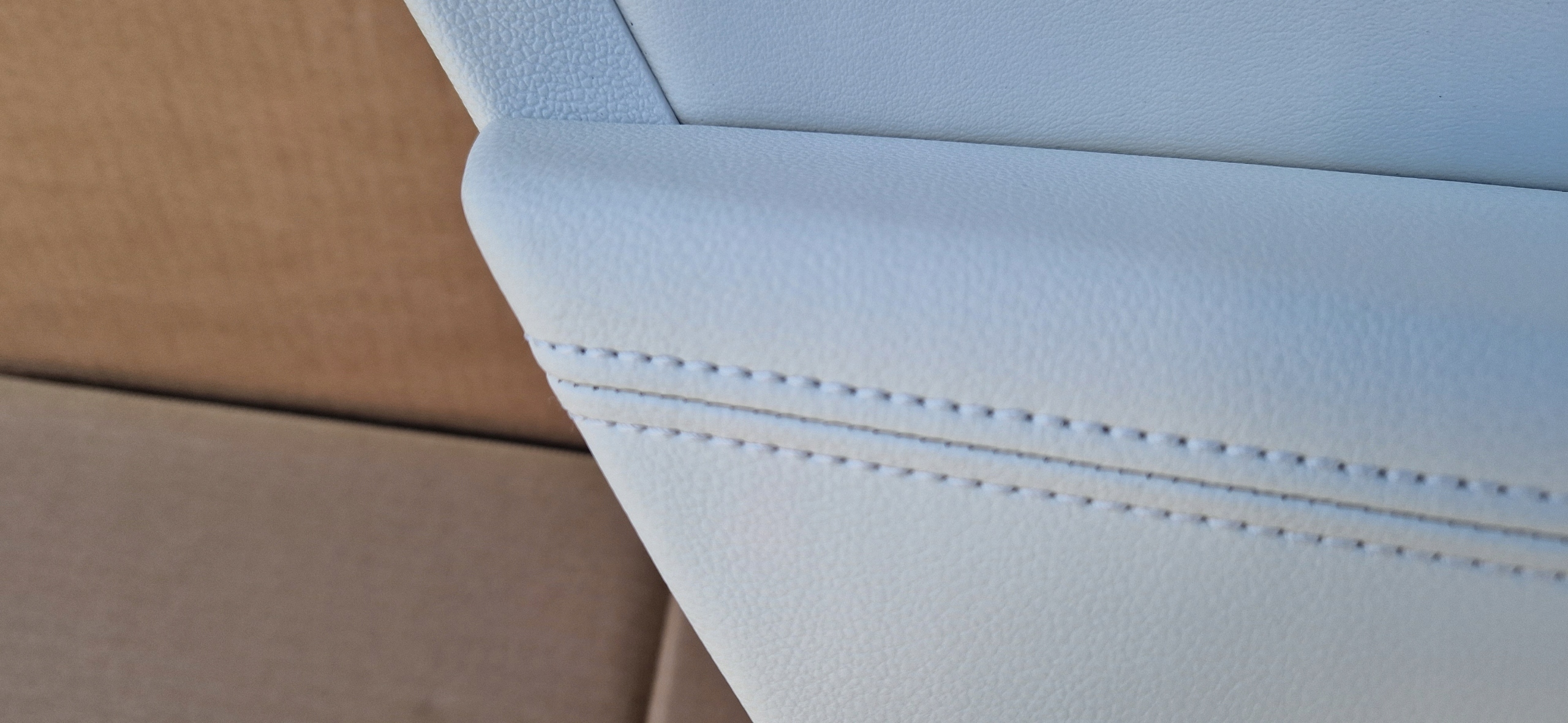 side PASSAT B8 sedan FULL leather blinds rear part left