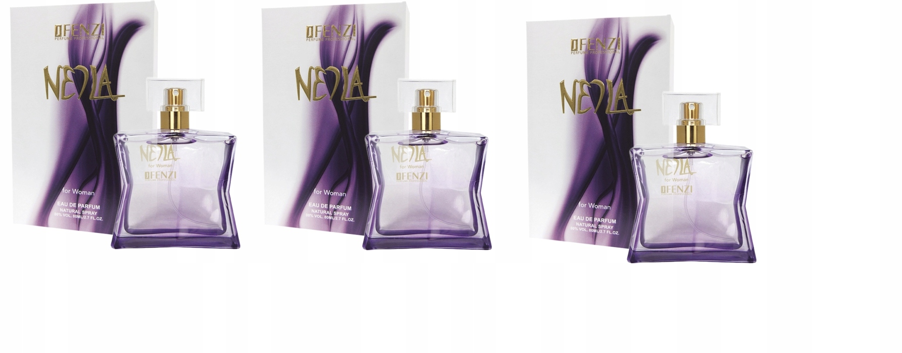 JFenzi Neila 3x80 ml dámská parfémovaná voda