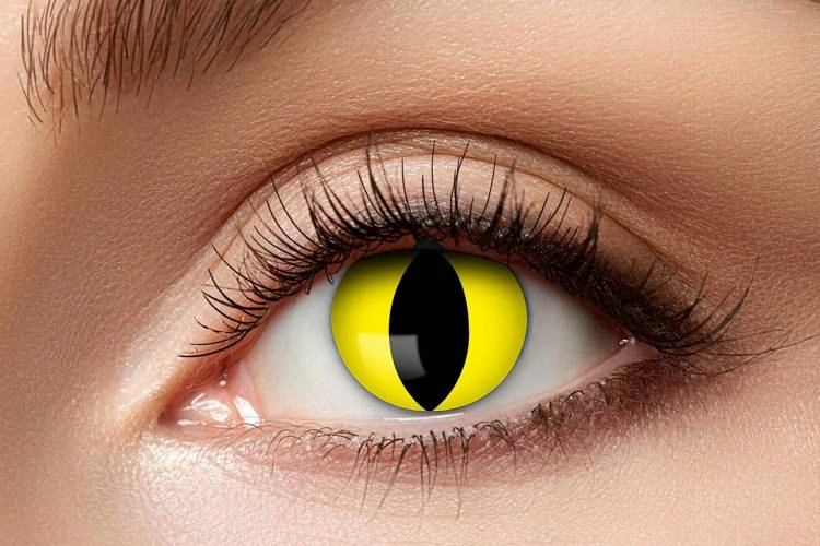 

Soczewki Kwartalne Yellow Cat 3 Miesiące Halloween