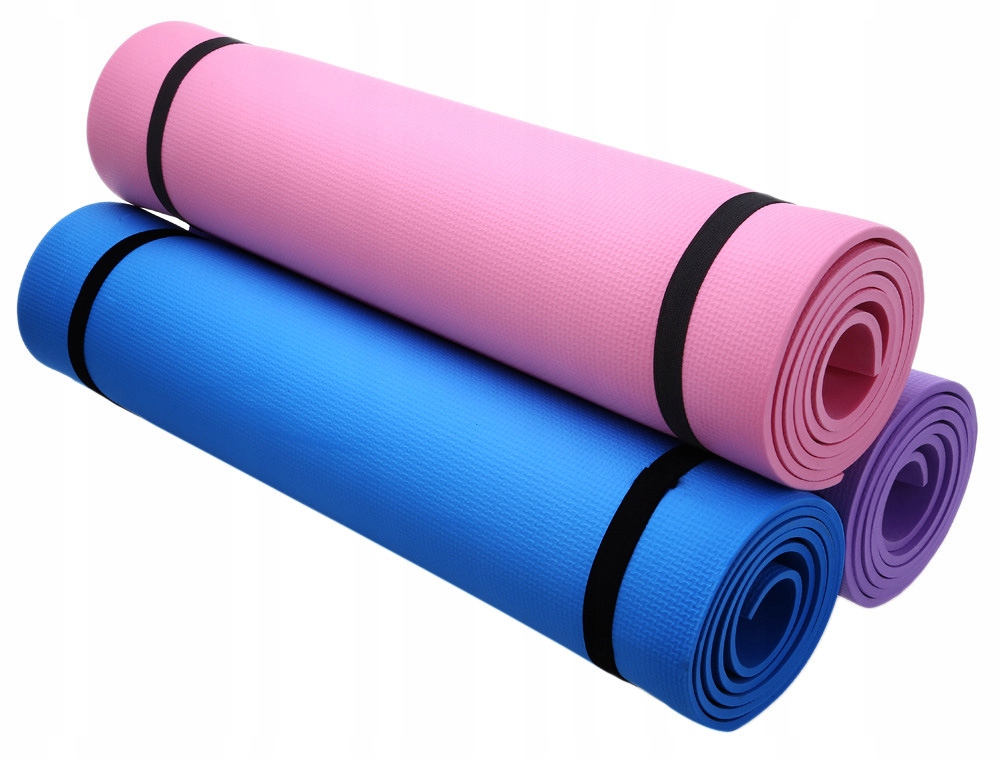 MATA DO JOGA AEROBIKU ĆWICZEŃ KARIMATA POPD NAMIOT PIANKOWA 4MM GRUBA Kod producenta 2546