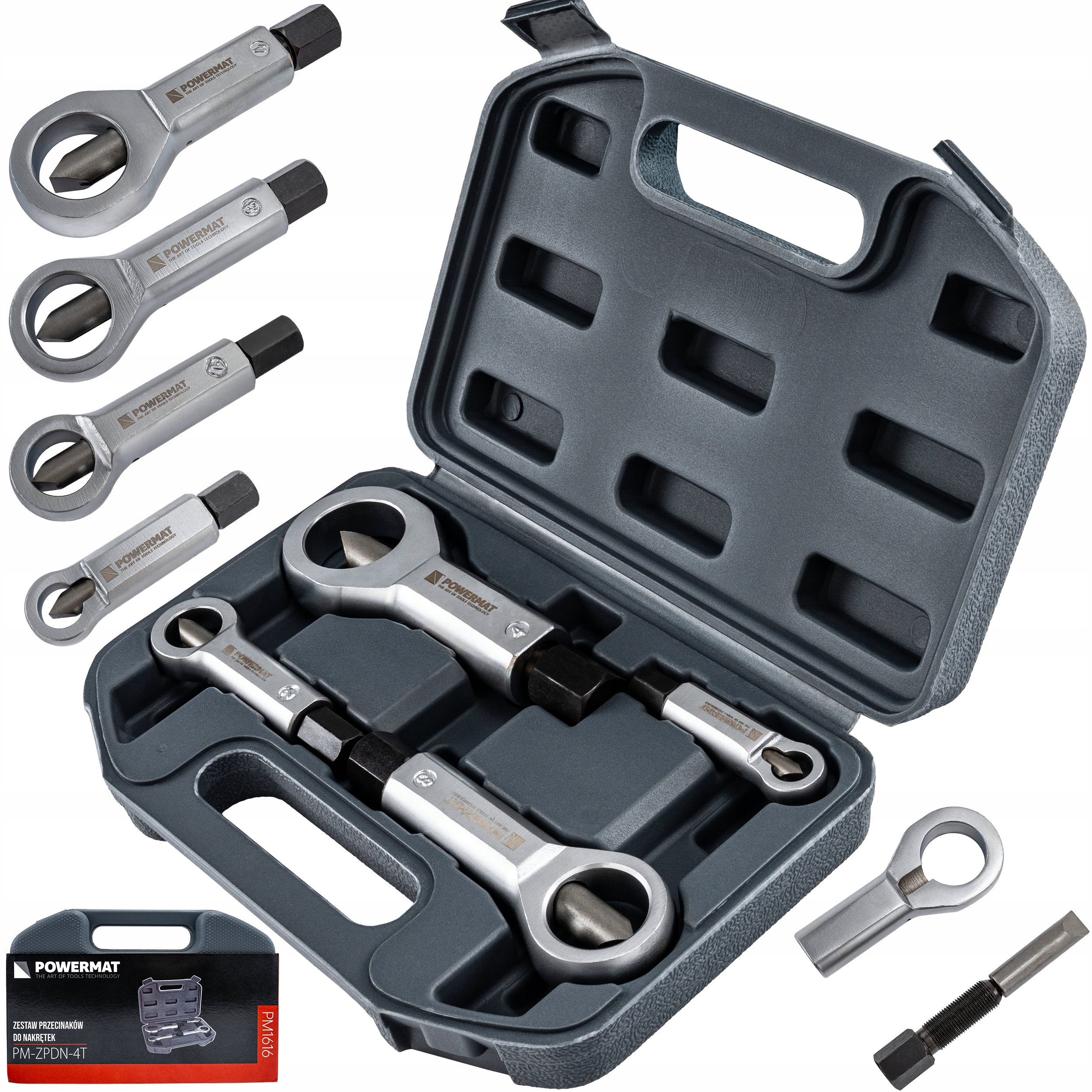 Zestaw Do Przecinania Nakrętek Przecinaki Cr-v 4 Przecinaki 9-27 MM Walizka