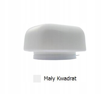 

Klosz do plafoniery mały kwadrat
