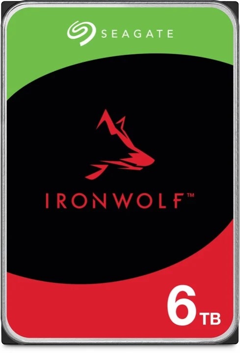 Seagate Hdd 6TB Ironwolf (nas), 3.5", Sataiii, 5400 Rpm, Cache 256MB,…