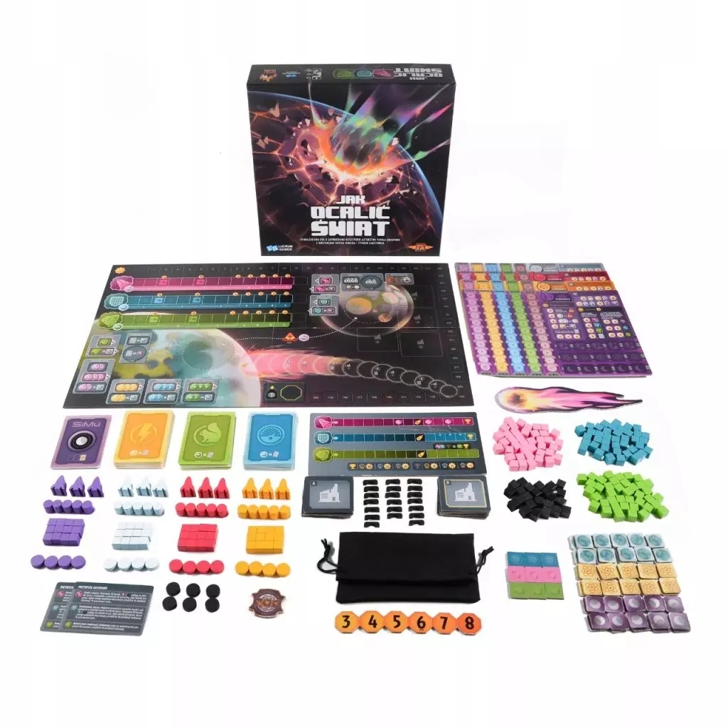 Gra planszowa Jak Ocalić Świat Gra strategiczna Lucrum Games