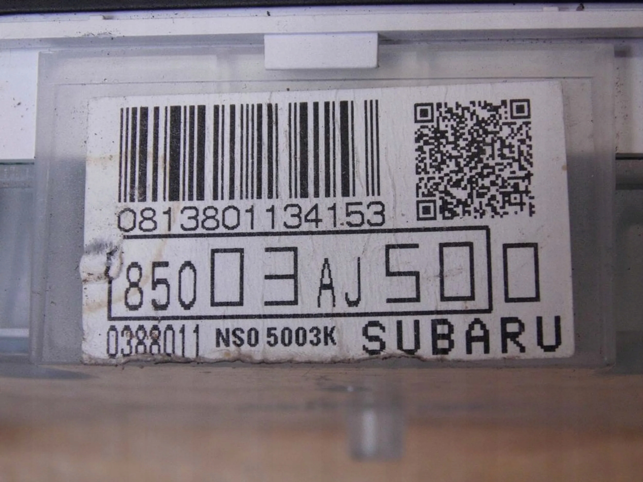 Subaru Outback BS 2011 2.0 DIESEL dials 85003AJ500