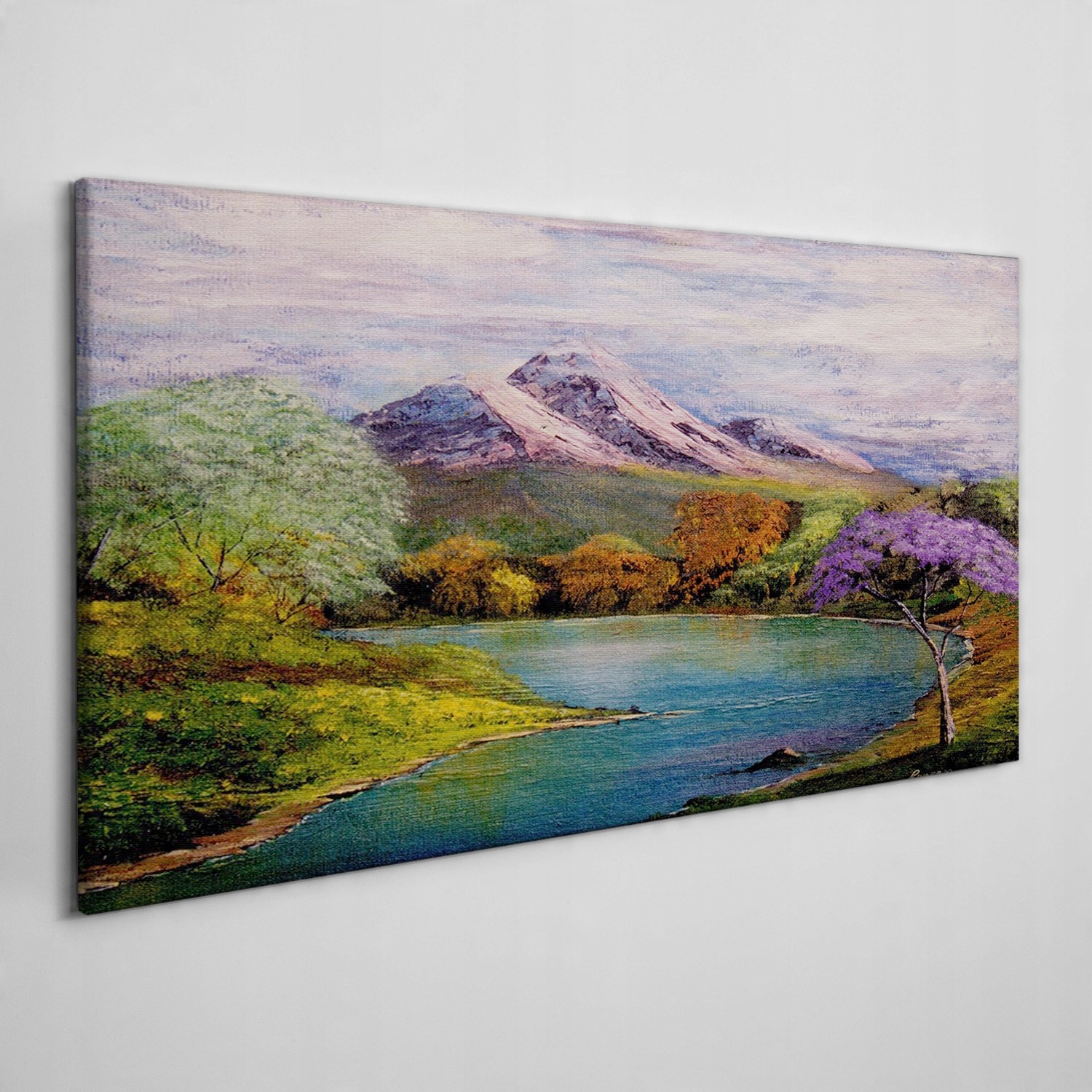 

Nowoczesny obraz na płótnie Rzeka góry 100x50 cm