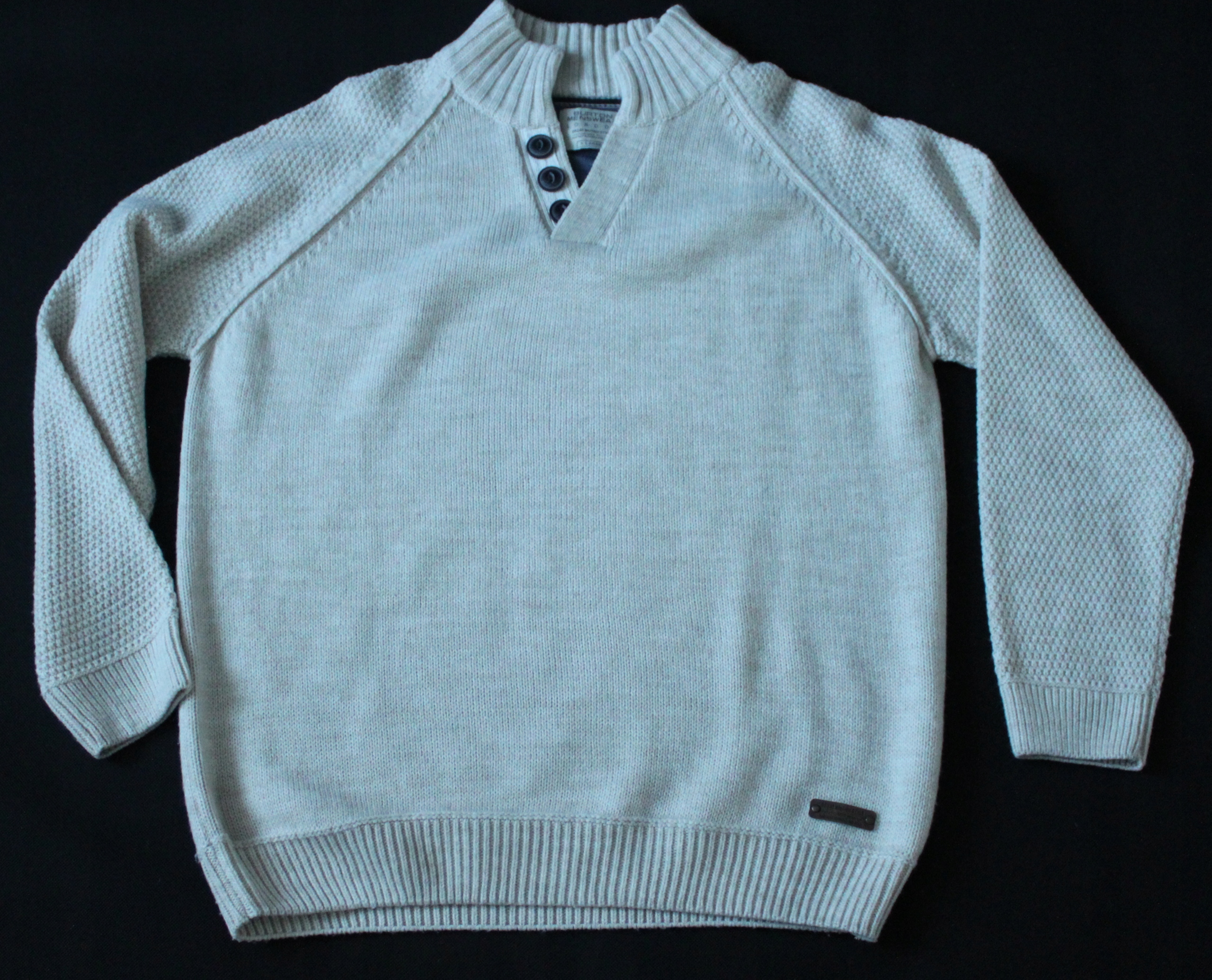 BEŻOWY SWETER ROZMIAR XL