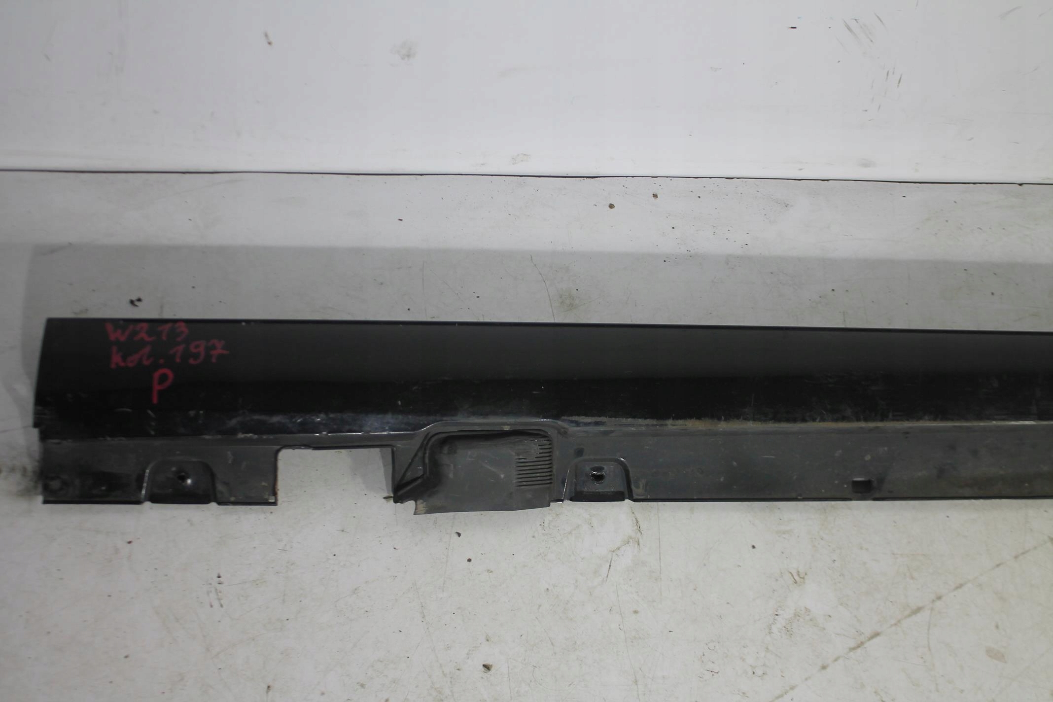 moulding cap threshold right MERCEDES W213 16