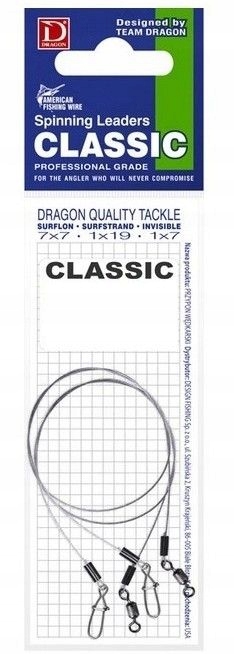 Przypon Dragon Classic Surfstrand 7x7 6kg 25cm 2sz
