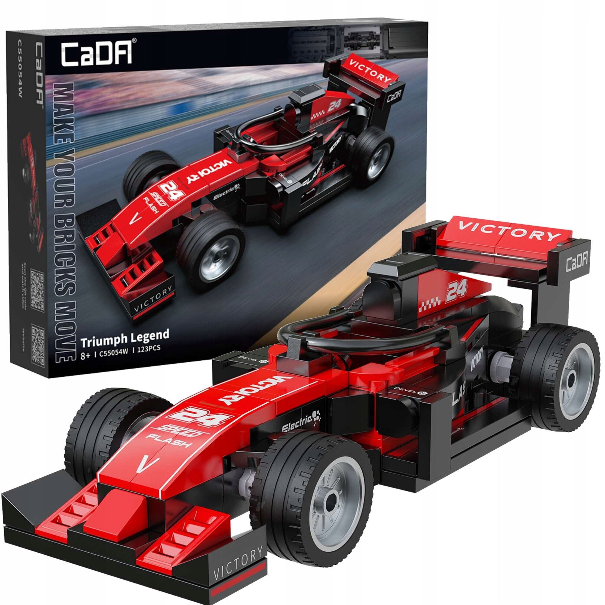 CADA C55054W TRIUMPH LEGEND ÉPÍTŐKOCKA, AUTÓMODELL, 8+