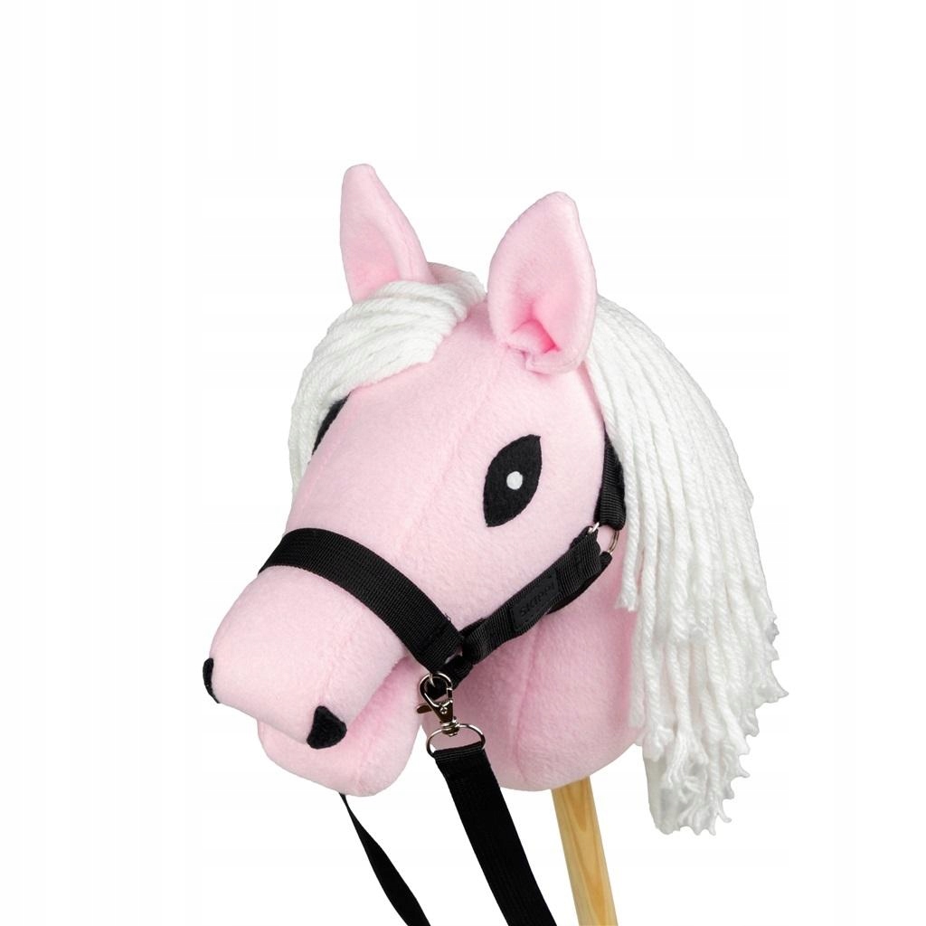 Hobby Horse Skippi. Kôň na palici ružový Kôň Na Cvičenie Pre Dievčatko