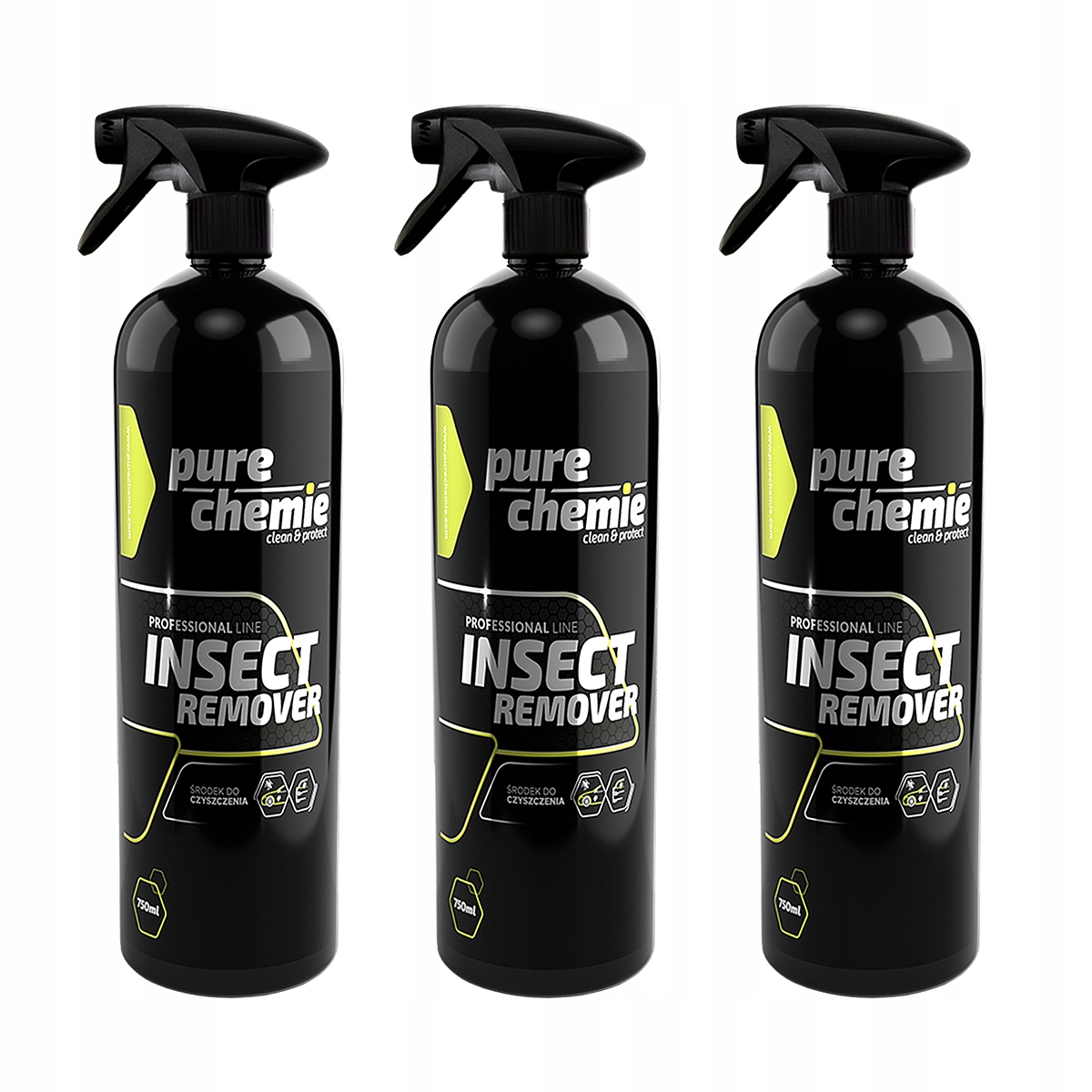 Sada x3 Pure Chemie Insect Remover 750 ml pro odstranění
