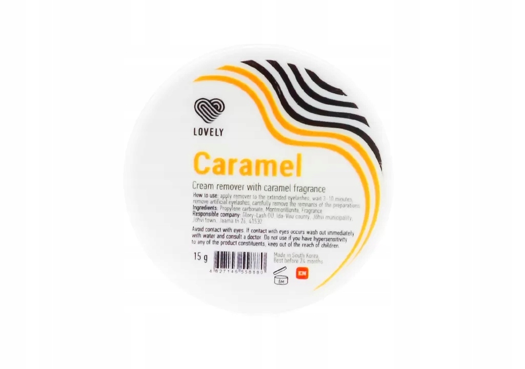 Lovely Remover krém na odstranění řas Caramel 15 g