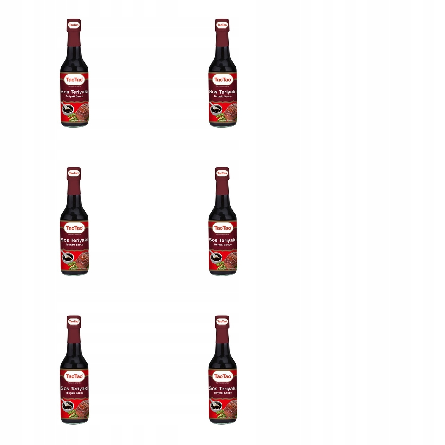 6x 150ml Taotao Sos teriyaki Zgrzewka