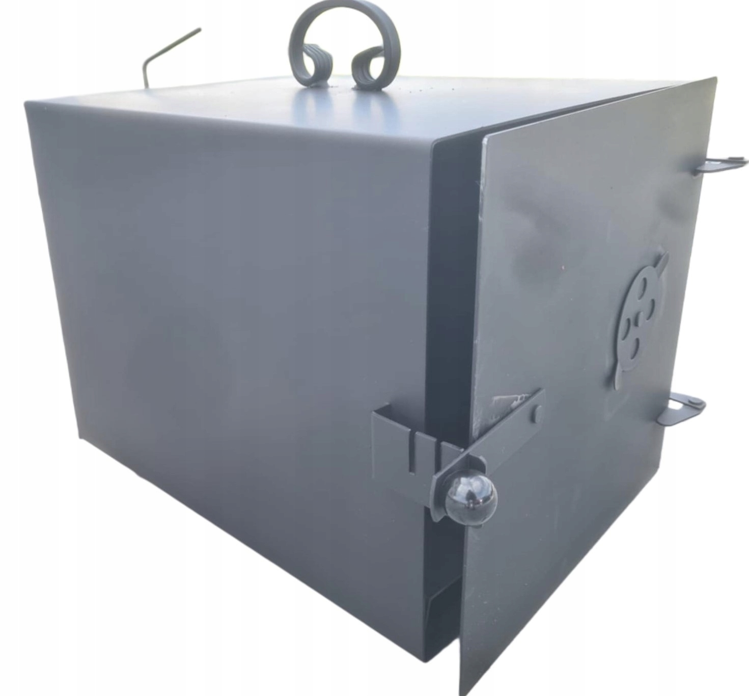 Palenisko do wędzarni suszarni duże 40x30x30cm piec piecyk stalowy ogrodowy