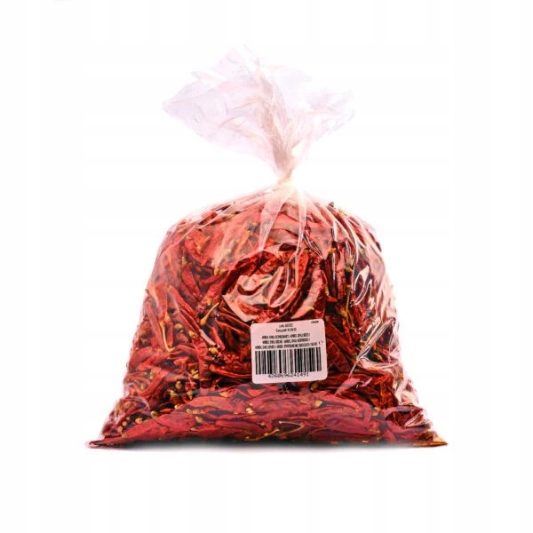 Levně 500g Celé Sušené Chilli Papričky Arbol