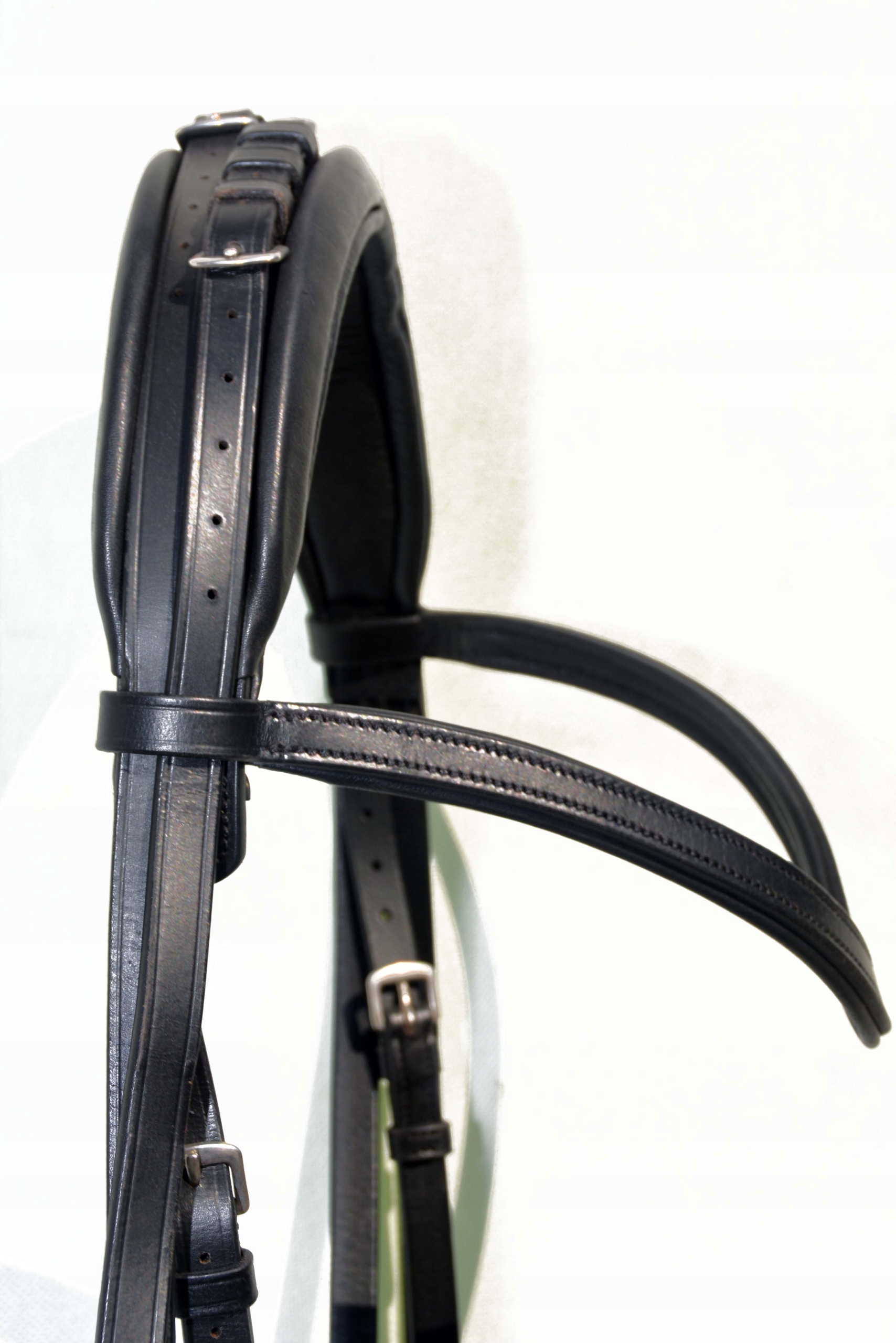 Ogłowie Anatomiczne Profilowane Skóra Premium Roz. Full