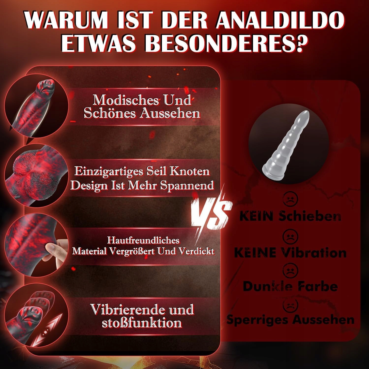 FANTASIE Wibrator Dla Kobiet I Mężczyzn Z Funkcją Stymulacji Prostaty — miniatura 5